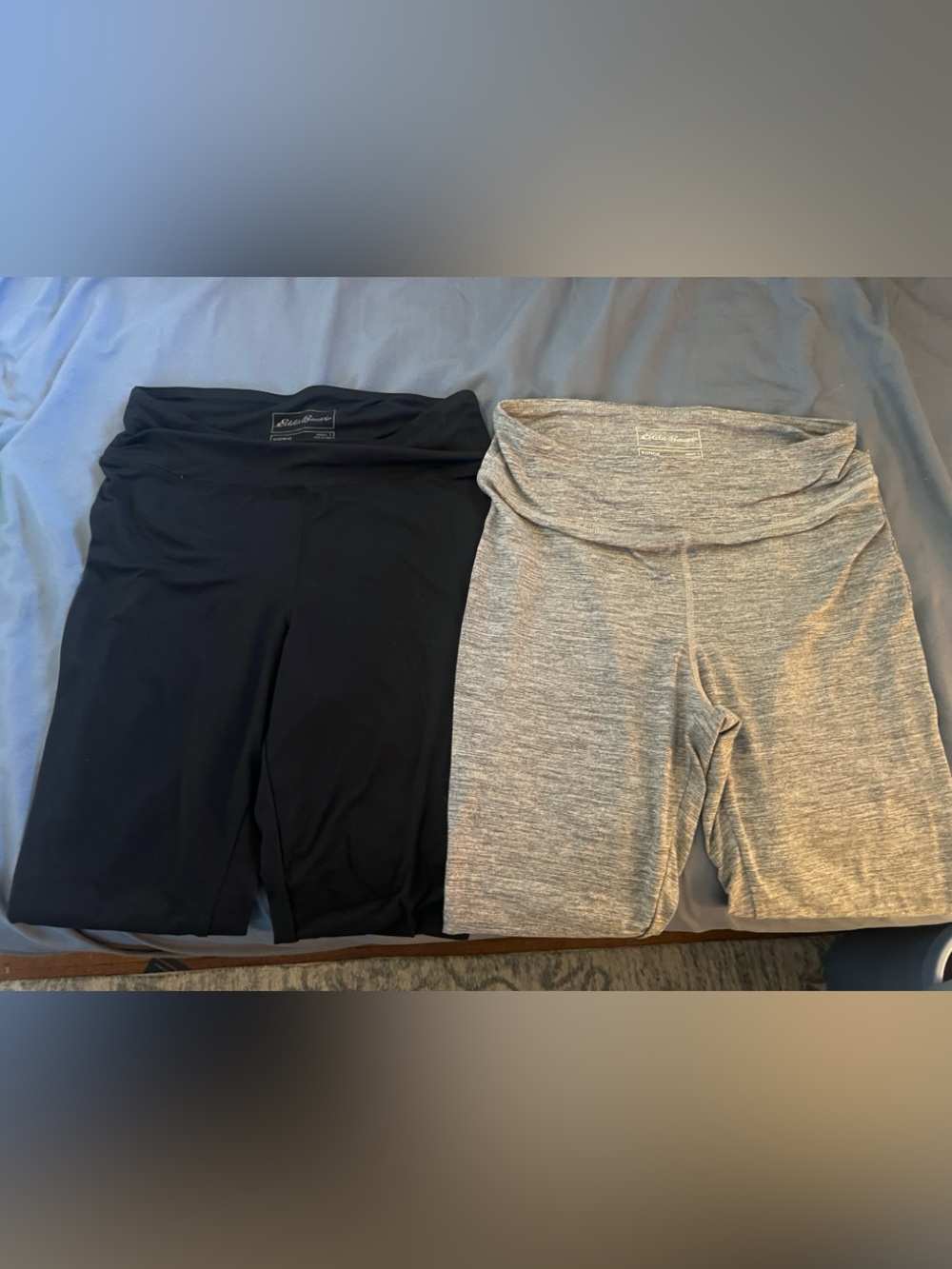 Eddie Bauer Black & Gray Leggings - Pair